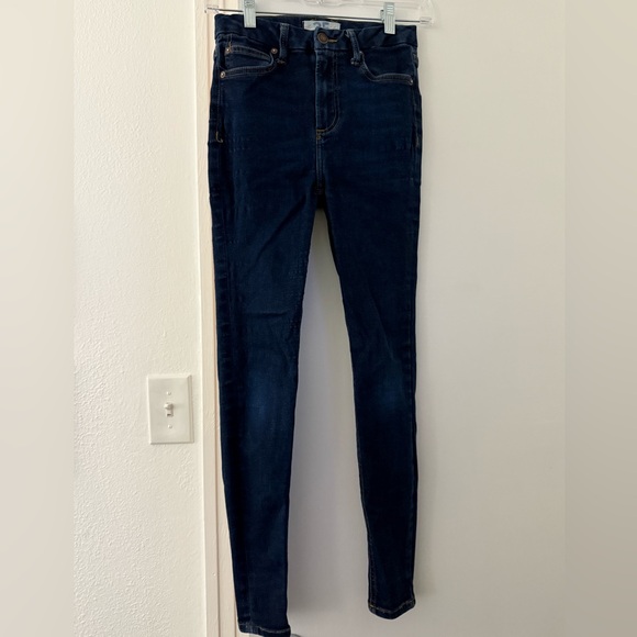 Women's Dark Blue Jeans - Picture 1 of 2